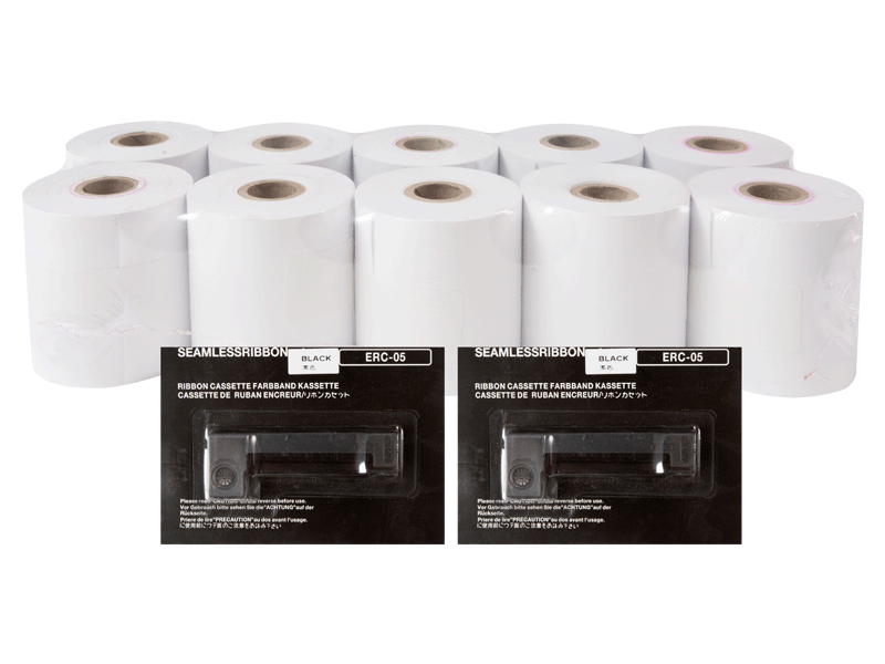 Two Pack 2 x Printer Ribbons 10 x Printer Rolls MTA NSW
