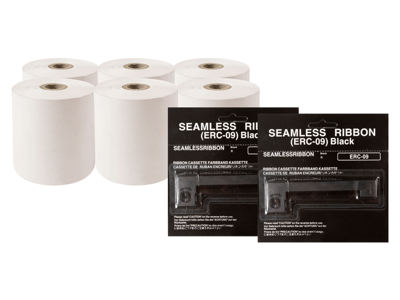 Two Pack 2x Printer Ribbons 6x Printer Rolls MTA NSW