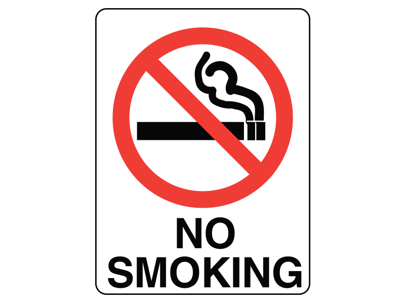No Smoking Sign MTA NSW